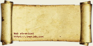 Anja Stanimirović vizit kartica